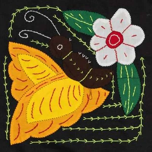 Mariposa amarilla con flor blanca Molita - Imagen 1 de 10