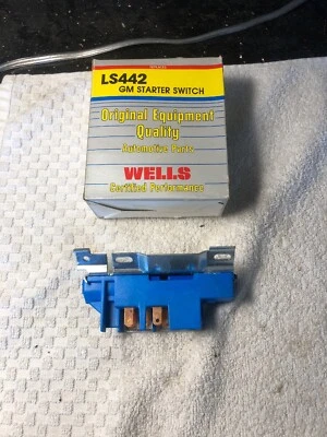 Стартерный переключатель NOS Wells LS442 1969-77 Oldsmobile 71-77 Pontiac 68-78 Chevrolet - Изображение 1 из 4