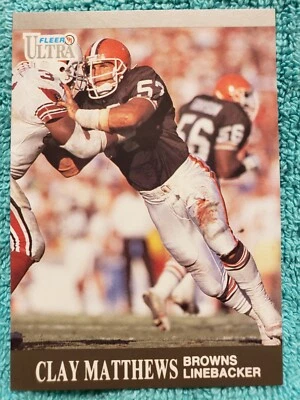 1991 FLEER ULTRA CLAY MATTHEWS #31 CLEVELAND BROWNS  - Image 1 of 4