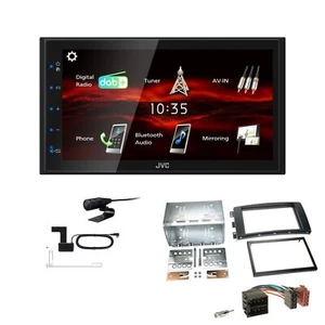 JVC Bluetooth 2DIN DAB+ Autoradio für Smart ForTwo 2007-2010 schwarz - Bild 1 von 5