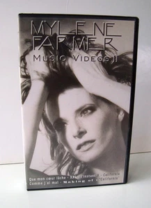 CASSETTE K7 VHS AUDIO VIDEO COLLECTOR MYLENE FARMER MUSIC VIDEO 2 + MAKING OF - Imagen 1 de 2