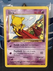 Pokémon TCG Abra Team Rocket 49/82 Regolare 1° Edizione Comune - Foto 1 di 2