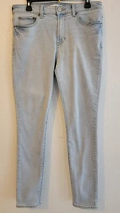 PacSun Stacked Skinny Jeans Men's 32x34 Light Blue Wash Stretch Pre-owned - Picture 1 of 9