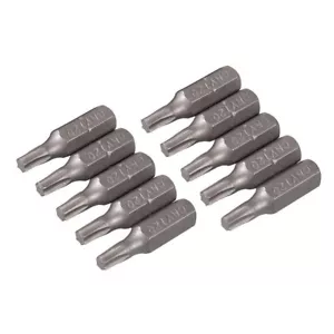 Silverline T5, T6 or T8  Cr-V Screwdriver Bits 10pk - Picture 1 of 1