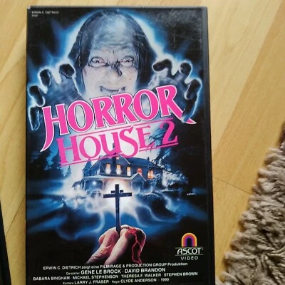 VHS RARITÄT: HORROR HOUSE 2 (1990)  LA CASA 5 - TANZ DER HEXEN 1  NUR AUF VHS!! - Bild 1 von 4