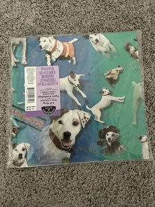 Vintage NOS Wishbone Dog Birthday Gift Wrap Sheet Hallmark - Picture 1 of 2