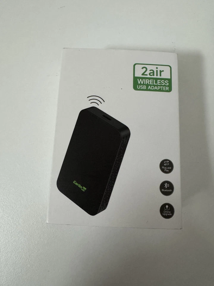 Carlinkit 2Air Apple Carplay/Android Auto Wireless Adapter (Schwarz - Bild 1 von 1