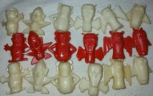 1970's FRANKENBERRY, COUNT CHOCULA, BOO BERRY, ETC. PENCIL TOPPERS - 3 Sets - Picture 1 of 1