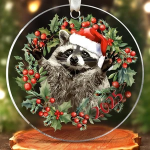 Pawzity Raccoon Ornaments - Racoon Gifts - Raccoons Christmas Ornament - Cute... - Picture 1 of 7