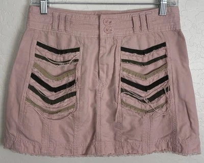 Marc Jacobs Bolsillos Triturados Triturados Mini Talla 2 Rosa Verde $188 1505 Foto 1 de 4