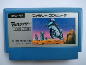 Mach Rider 1985 Famicom CLEANED & TESTED Works  Nintendo