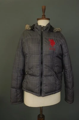 US. Chaqueta cortavientos Polo Assn Multi manga larga extraíble capucha cremallera talla L Foto 1 de 4