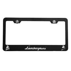 Espejo Lamborghini Negro Mate grabado con láser Espejo Placa Marco Cubierta Soporte Etiqueta - Imagen 1 de 11