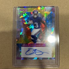 2023 Leaf Vivid Odell Beckham, Jr. GRAY Prismatic Auto #8/9 - Giants