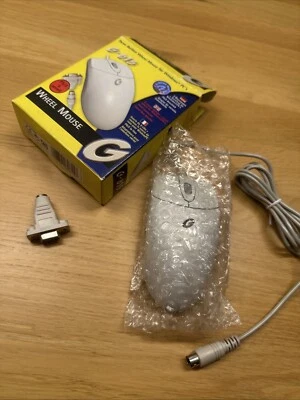 Vintage 90er Retro Computer Maus PS2 Wheel Ball NEU OVP Deadstock Unused G-615 - Bild 1 von 4