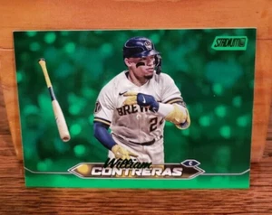 2024 Topps Stadium Club WILLIAM CONTRERAS #170 Green Foil 195/199 Brewers - Picture 1 of 2