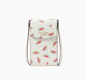 Bolso Bandolera KATE SPADE Staci North South Teléfono Pequeño Estampado Sandía KB622 - Imagen 1 de 5