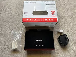 Netgear D6000 AC750 WiFi ADSL Modem Router - Tested and Working - Picture 1 of 8