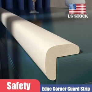 2M Baby Safety Table Desk Edge Corner Guard Strip Bumper Protector with Tape USA - Picture 1 of 15