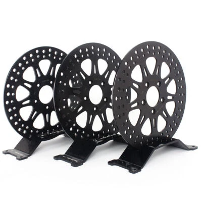 11.8 Front 11.5 Rear Brake Rotors for Harley Dyna FXDF Fat Bob Cast Wheel 08-17 - Imagem 1 de 4