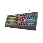 Computer Gaming Keyboard PC LED Multicolour Illuminated Spill Resistant Wired