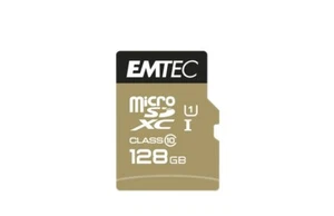 Emtec - microSDXC 128GB USH-I U1 Elite Gold with adapter - Picture 1 of 2