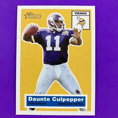 Daunte Culpepper 2001 Topps Heritage Card #23 NFL Minnesota Vikings - Image 1 of 2