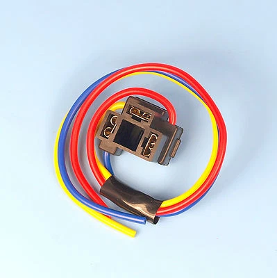 H4 3 Pin Headlight Replacement Repair Bulb Holder Connector Plug Wire Socket - Image 1 of 4