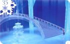 2014 Topps Disney Frozen Movie Card #67 Elsa's Ice Castle & Anna