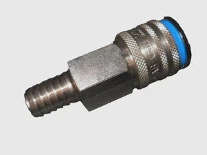 Used CEJN Skovde Series 430 Pneumatic 1/2" Barb Hose Coupling, 10-430-1005 - Picture 1 of 4