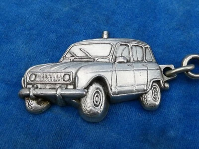 SUPERBE RARE TOP ++ PORTE-CLES 3D Key ring - RENAULT 4L - POMPIER Firefighter - Photo 1/4