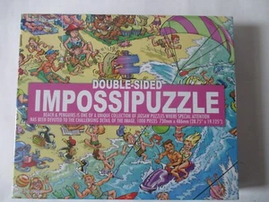 Beach & Penguins Double Sided Impossipuzzle New Sealed and Unopened. - Picture 1 of 2