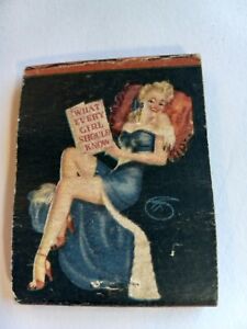 Pinup" Parkview Service Station" Union City, Tennessee. Matchbook