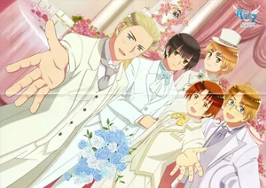 poster promo Uta no Prince sama Hetalia Axis Powers anime Syo Mikaze Ai UK USA - Picture 1 of 4