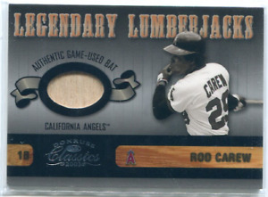 2003 Donruss Classics Legendary Lumberjacks Angels Baseball Card #31 Rod Carew