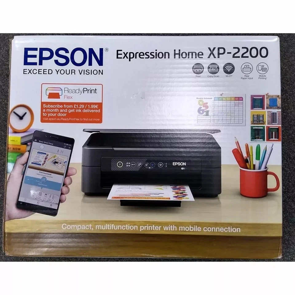 Epson Expression Home XP-2200 All-in-One Inkjet A4 Printer With Inks WIFI XP2200 - Image 1 of 1