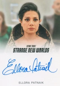 LE Star Trek Strange New Worlds S2 Autograph Ellora Patnaik T'Pril Full Bleed AA - Picture 1 of 2
