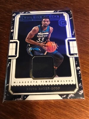 2018-19 Cornerstones Keita Bates-Diop Building Blocks Relic Card #BB-KB! - Image 1 of 2