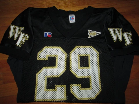 WAKE FOREST DEMON DEACONS Vtg 90s 1999 ? Authentic Game Worn ? Football Jersey Cover