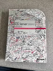 Microsoft SQL Server 2008 R2 Standard, SKU 228-09176, 32/64-Bit, 10 CAL, Full Retail - Bild 1 von 2