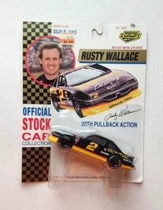 1992 Road Champs Rusty Wallace Pontiac Diecast NASCAR 1:43 NEW - Picture 1 of 4