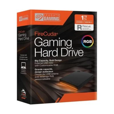 SEAGATE FireCuda Gaming Hard Drive 1TB USB - Bild 1 von 4