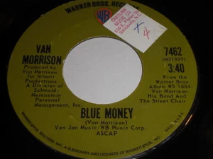 Van Morrison - Blue Money / Sweet Thing 45 - Warner Bros. Records - Picture 1 of 1