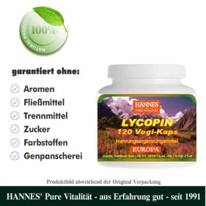 Lycopin 120 Vegi-Kaps - Beste HANNES' Qualität - Bild 1 von 1