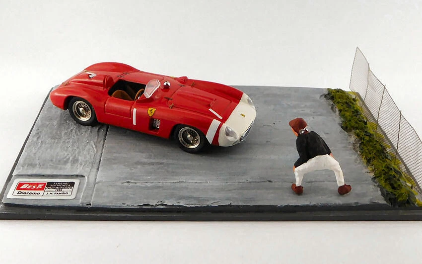 Ferrari 860 Monza 1000 Km Nurburgring 1965 J.M. Fangio Diorama 1:43 Model - Immagine 1 di 1