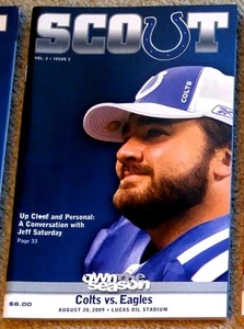 INDIANAPOLIS COLTS - PHILADELPHIA EAGLES 2009 PROGRAM-SUPER BOWL XLIV - SATURDAY - Picture 1 of 1