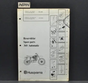 Vintage 1976 Husqvarna CR360 Automatic Motorcycle Parts Book Manual ML 6000 - Picture 1 of 9