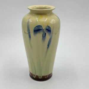 Jarrón Birdsall-Worthington cerámica artística iris firmado 2004 cerámica artística redware 7"" - Imagen 1 de 8