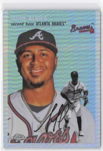 2023 Topps Chrome Platinum Anniversary Ozzie Albies #194 Refractor - Picture 1 of 2