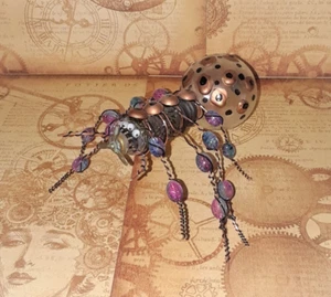 Steampunk Spinne Metall Basteln Insektenspinne Bastelteile #1. - Bild 1 von 4